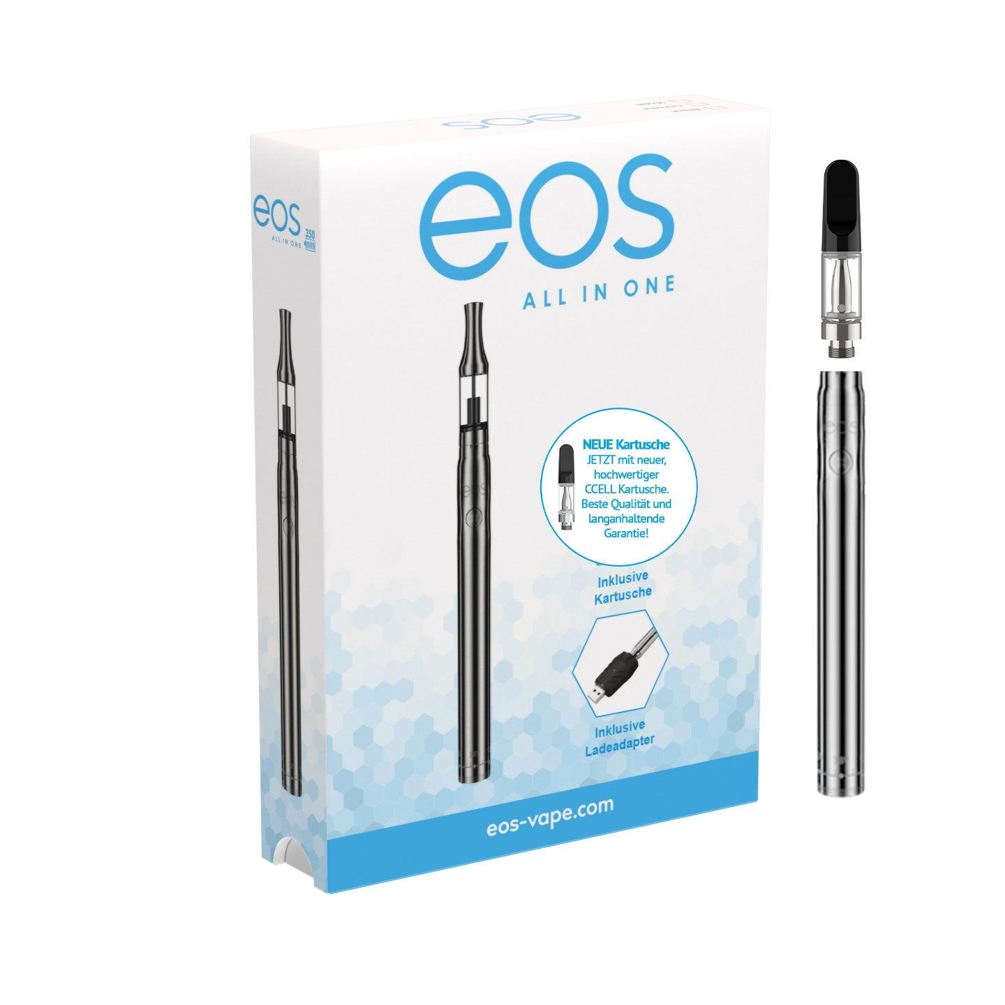 eos Vape Pen 350mAh – Batterie mit Kartusche