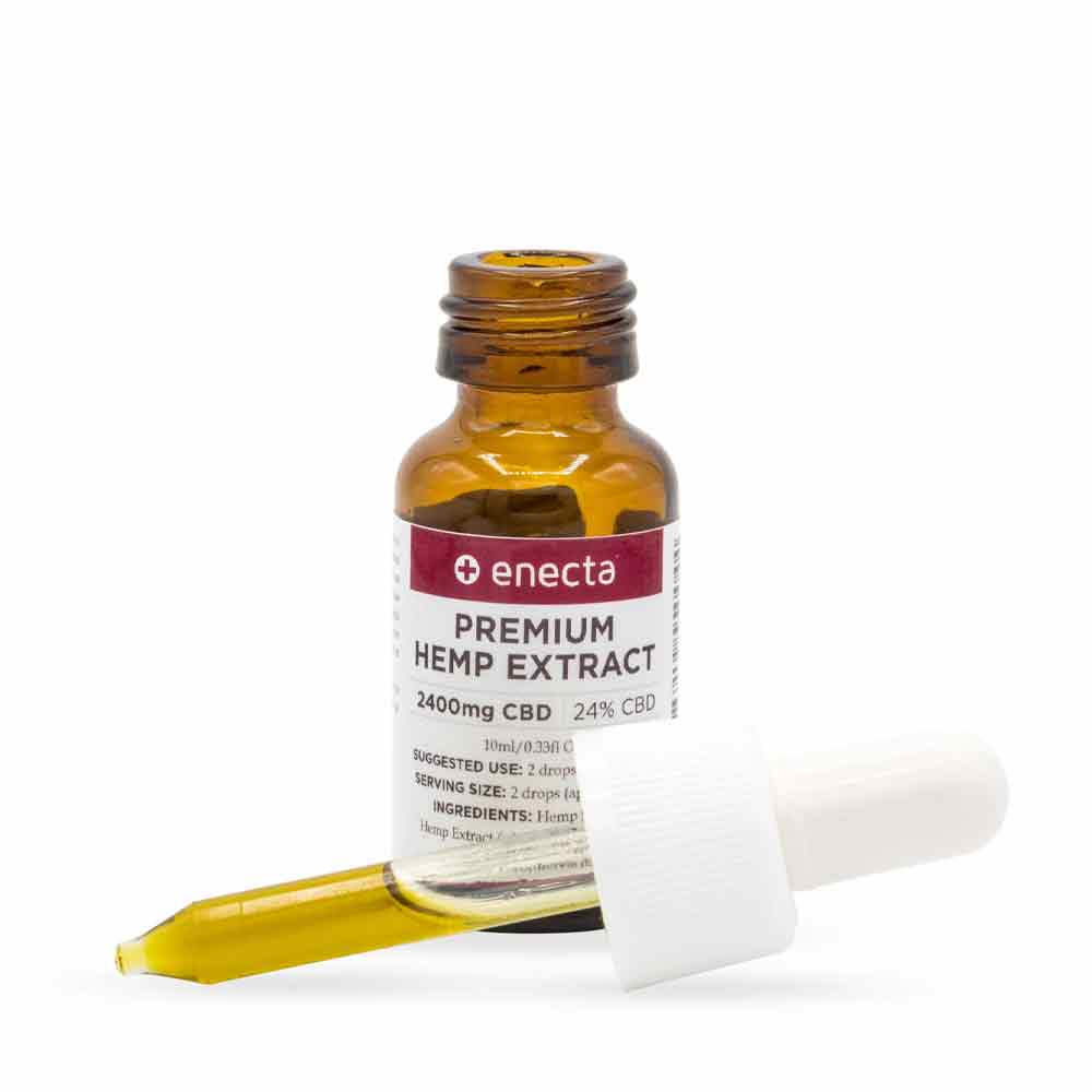 Enecta Premium Hemp Extract 24 Prozent mit Pipette