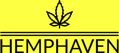 Hemphaven Logo Rechteckig mit gelbem Hintergrund